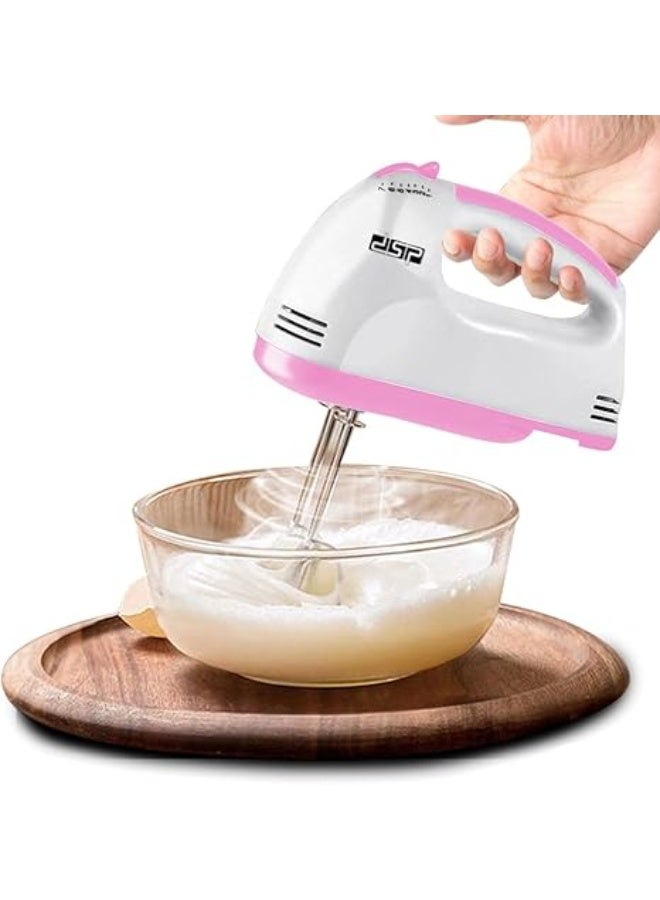 DSP Hand Blender Mixer Electric Egg Beater for Cake Making and Beater for Whipping Cream Beater for Mix Cream Beater for Kitchen with 7 Speed 100W, KM2033 - Image 1